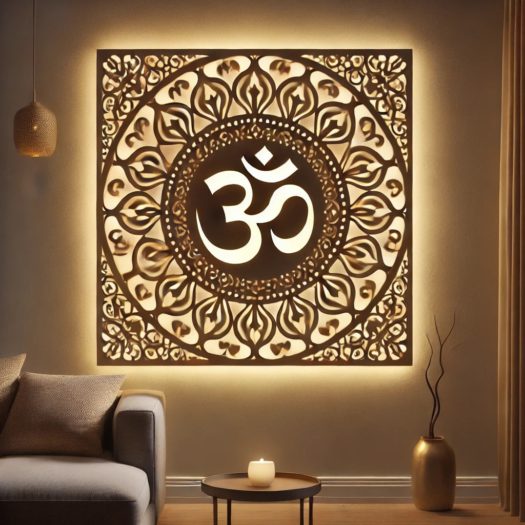 Radiant Om Spiral LED Wall Panel