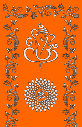 Divine Om & Ganesha LED Wall Panel